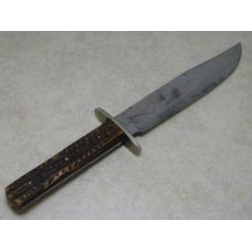 A.W. Wadsworth & Son Czechoslovakia Bone XLNT Trade Mark Fixed Blade Sheath Knife c.1905-1936 A.W. Wadsworth & Son Czechoslovakia Bone XLNT Trade Mark Fixed Blade Sheath Knife c.1905-1936