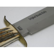 G.C. Co. Solingen Germany (Guttmann Cutlery Co.) Solingen Germany Stag Bowie Sheath Knife
