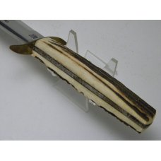 G.C. Co. Solingen Germany (Guttmann Cutlery Co.) Solingen Germany Stag Bowie Sheath Knife