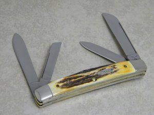 Case XX SS USA 4 Dot (1986) Stag 54088 Large 4 Blade Congress Knife