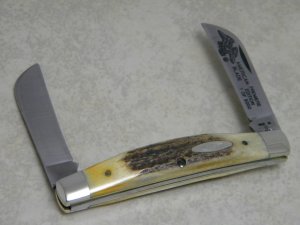 Case XX SS USA 8 Dot (1982) Stag 5288 Large 2 Blade Congress Knife American Blade Premiere Edition