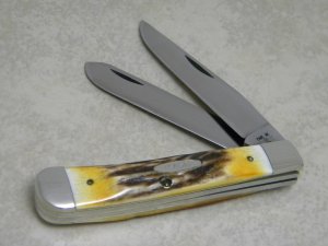 Case XX SS USA 9 Dot (1981) Stag 5254 SSP Trapper Knife