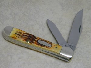 Case XX USA 5 Dot (1985) Second Cut Stag 5249 Copperhead Knife