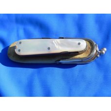Antique J A Henckels 5 blade multiuse knife with flawless and fiery colorful Mother of Pearl handles Antique J A Henckels 5 blade multiuse knife with flawless and fiery colorful Mother of Pearl handles