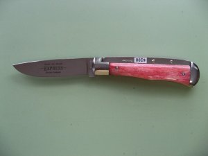 SCHATT & MORGAN #3 EXPRESS AUTO RED CAMEL BONE DROP POINT#1