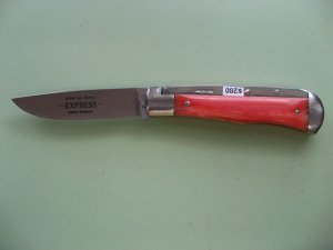 SCHATT & MORGAN #3 EXPRESS AUTO RED CAMEL BONE DROP POINT#2