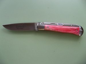 SCHATT & MORGAN #3 EXPRESS AUTO RED CAMEL BONE DROP POINT#3