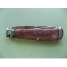 SCHATT & MORGAN #3 EXPRESS AUTO BROWN CAMEL BONE DROP POINT #1 SCHATT & MORGAN #3 EXPRESS AUTO BROWN CAMEL BONE DROP POINT #1