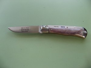 SCHATT & MORGAN #3 EXPRESS AUTO BROWN CAMEL BONE DROP POINT #3