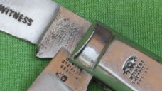 Taylor's Eye Witness Barlow with clip and spay blades Fancy bolster with bale Taylor's Eye Witness Barlow with clip and spay blades Fancy bolster with bale