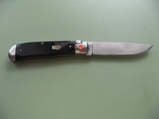 SCHATT & MORGAN #3 EXPRESS AUTO BUFFALO HORN DROP POINT #1 