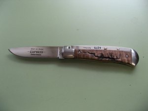 SCHATT & MORGAN #3 EXPRESS AUTO LIGHTNING WOOD DROP POINT #1 