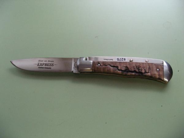 SCHATT & MORGAN #3 EXPRESS AUTO LIGHTNING WOOD DROP POINT #1 SCHATT & MORGAN #3 EXPRESS AUTO LIGHTNING WOOD DROP POINT #1