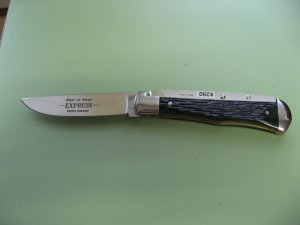 SCHATT & MORGAN #3 EXPRESS AUTO GREEN JIG BONE DROP POINT 