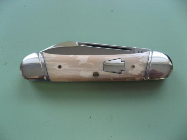 SCHATT & MORGAN MAMMOTH IVORY CANOE KNIFE SCHATT & MORGAN MAMMOTH IVORY CANOE KNIFE
