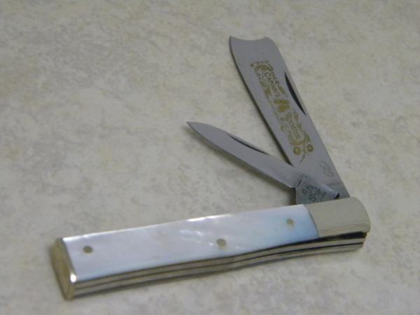 Fight'n Rooster Frank Buster Cutlery Germany Pearl The Captains Rooster One Arm Razor Jack Knife