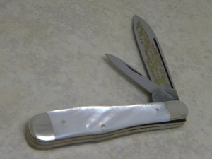 Fight'n Rooster Frank Buster Celebrated Cutlery Germany Pearl The Captains Rooster Jack Knife