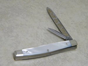 Fight'n Rooster Frank Buster Celebrated Cutlery Germany Pearl The Captains Rooster Jack Knife
