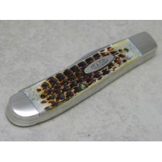 Case XX SS USA 5 Dot (1985) Genuine 2nd Cut Stag 5207 SP SS Mini Trapper Knife Case XX SS USA 5 Dot (1985) Genuine 2nd Cut Stag 5207 SP SS Mini Trapper Knife
