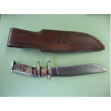 RANDY LEE DAMASCUS SUB-HILT FIGHTER RANDY LEE DAMASCUS SUB-HILT FIGHTER