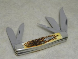 Case XX SS USA 5 Dot (1985) Genuine Second Cut Stag 5592 5 Blade Stockman Knife