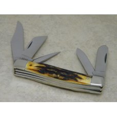 Case XX SS USA 5 Dot (1985) Genuine Stag 5592 5 Blade Stockman Knife