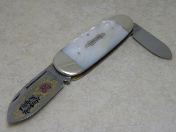 Fight'n Rooster Germany Pearl 1990 International Cutlery Club Sunfish Elephant Toe Knife 1 of 200 Fight'n Rooster Germany Pearl 1990 International Cutlery Club Sunfish Elephant Toe Knife 1 of 200