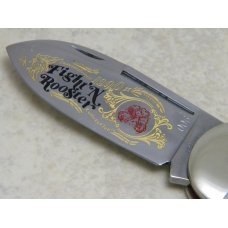 Fight'n Rooster Germany Pearl 1990 International Cutlery Club Sunfish Elephant Toe Knife 1 of 200 Fight'n Rooster Germany Pearl 1990 International Cutlery Club Sunfish Elephant Toe Knife 1 of 200