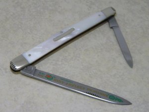 Fight'n Rooster Germany 2006 Kentucky Cutlery Association Louisville, KY Pearl Melon Tester Knife