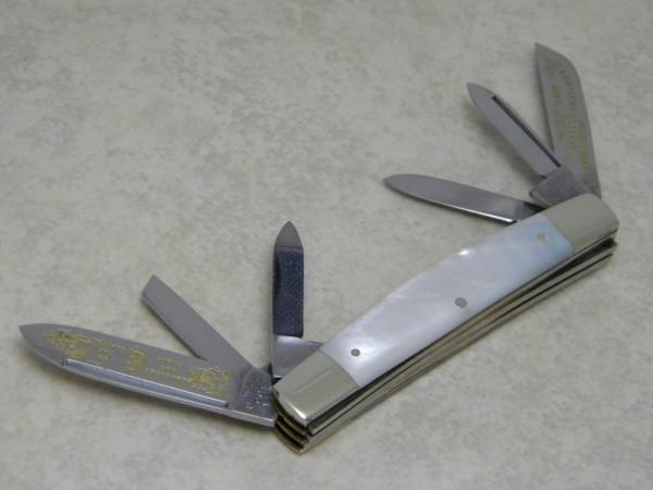 Fight'n Rooster Germany 1981 Kentucky Cutlery Association Pearl 6 Blade Congress Knife 1 of 600 Fight'n Rooster Germany 1981 Kentucky Cutlery Association Pearl 6 Blade Congress Knife 1 of 600