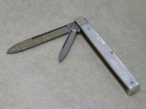 Fight'n Rooster Frank Buster Cutlery Germany Pearl Doctor's Pill Buster Physician's Knife