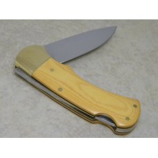Puma Germany Stainless 715 Yellow Micarta 4 Star Lockback Knife c.1981 Puma Germany Stainless 715 Yellow Micarta 4 Star Lockback Knife c.1981