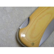 Puma Germany Stainless 715 Yellow Micarta 4 Star Lockback Knife c.1981 Puma Germany Stainless 715 Yellow Micarta 4 Star Lockback Knife c.1981