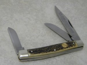 Puma Germany Stainless Genuine Stag 675 Stockman Knife c.1978