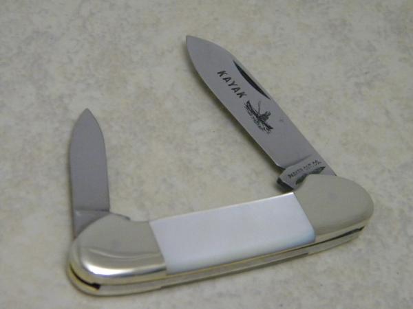Parker Cut. Co. SS Japan Pearl Mini-Canoe Knife Parker Cut. Co. SS Japan Pearl Mini-Canoe Knife