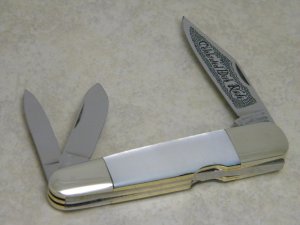 Parker Cut Co. Japan Pearl "Celebrated Dirk Knife" Lockback Whittler Knife