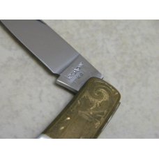 Kershaw KAI Japan Model 5300 Pearl Tiny Lockback Knife with Engraved Bolsters