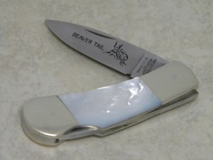 Parker Cut Co. Japan Pearl "Beaver Tail" Lockback Knife