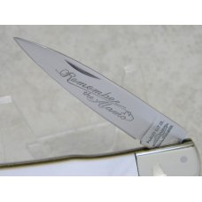 Parker Cut Co. Japan Pearl "Remember the Alamo" Lockback Knife Parker Cut Co. Japan Pearl "Remember the Alamo" Lockback Knife