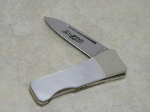 Parker Cut Co. Japan Pearl "Boot Hill" Tiny Lockback Knife