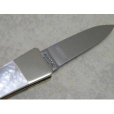 Parker Cut Co. Japan Pearl "Boot Hill" Tiny Lockback Knife