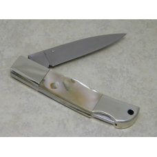 Parker Cut. Co. Japan Pearl & Abalone Eagle Brand Cutlery Lockback Knife with Thumb Stud Parker Cut. Co. Japan Pearl & Abalone Eagle Brand Cutlery Lockback Knife with Thumb Stud