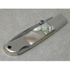 Parker Cut. Co. Japan Pearl & Abalone Eagle Brand Cutlery Lockback Knife with Thumb Stud Parker Cut. Co. Japan Pearl & Abalone Eagle Brand Cutlery Lockback Knife with Thumb Stud