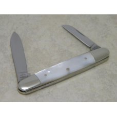 Schatt & Morgan Titusville PA by Queen Cutlery USA Pearl 052221 Pen Knife c.2002 Schatt & Morgan Titusville PA by Queen Cutlery USA Pearl 052221 Pen Knife c.2002