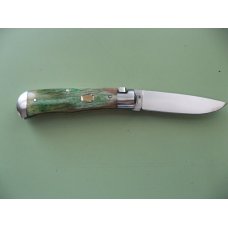 SCHATT & MORGAN #3 EXPRESS AUTO GREEN CAMEL BONE DROP POINT #4 SCHATT & MORGAN #3 EXPRESS AUTO GREEN CAMEL BONE DROP POINT #4