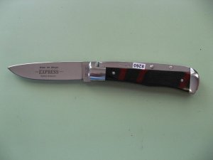 SCHATT & MORGAN #3 EXPRESS AUTO RED VEIN MIRCARTA DROP POINT 