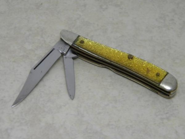 Case Bradford USA GS220 SAB Gold Stone Long Pull Peanut Knife C.1914-1919 Case Bradford USA GS220 SAB Gold Stone Long Pull Peanut Knife C.1914-1919
