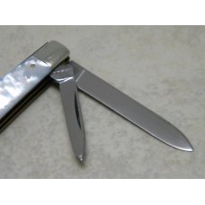 W.R. Case & Sons Bradford PA 8206 Genuine Mother of Pearl Tiny Swell End Jack Knife c.1905-1914 W.R. Case & Sons Bradford PA 8206 Genuine Mother of Pearl Tiny Swell End Jack Knife c.1905-1914