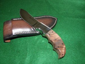 MINT Custom CRKT Bez-Tine & Signed Rus Korman Knife