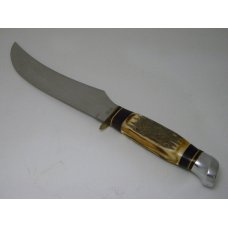 Olsen Knife Co. Solingen Germany Stag 4700 8" BUF Large Fixed Blade Sheath Knife in Box Olsen Knife Co. Solingen Germany Stag 4700 8" BUF Large Fixed Blade Sheath Knife in Box